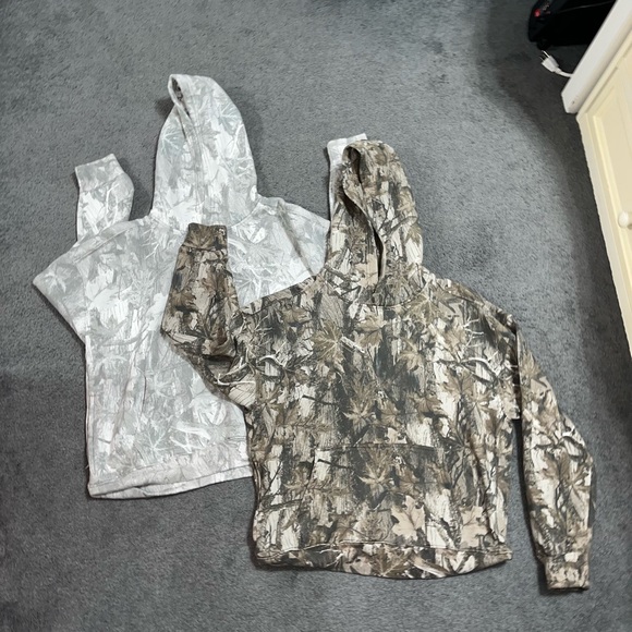 Hollister Other - Hollister Camo Hoodies White and Green Bundle